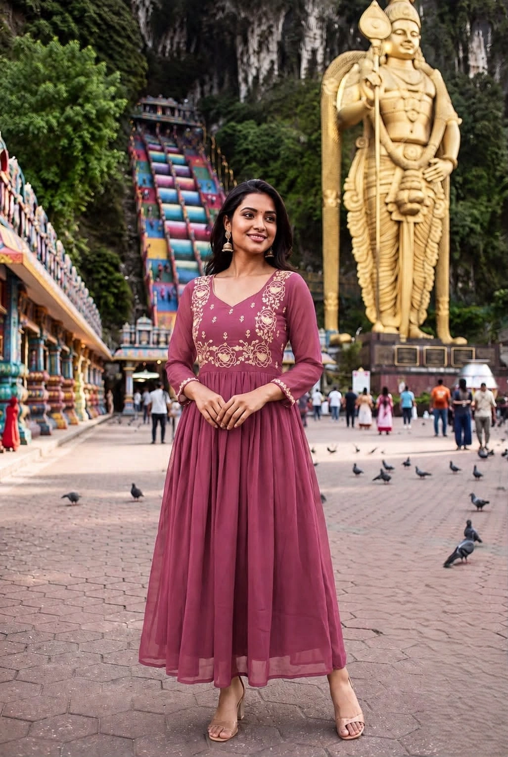 Long Gown Batu Caves